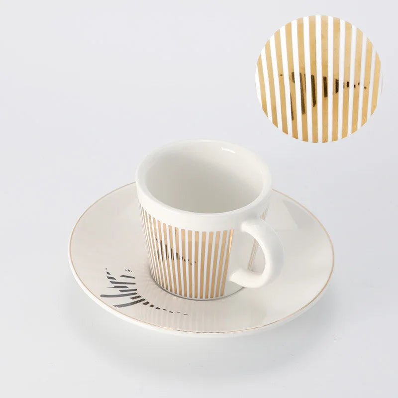 Creative Dynamic Mirror Reflection Cup Mug Leopard Anamorphic Zebra Mug Luycho Coffee Tea Cup Set With Coaster 90ml-225ml