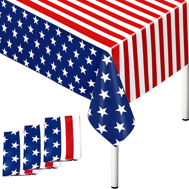 American Flag Tablecloth 54 x 72 As Fourth Of July House Flags