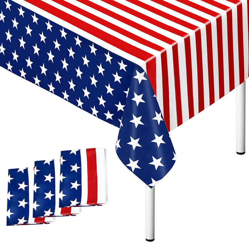 American Flag Tablecloth 54 x 72 As Fourth Of July House Flags