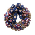 American Flag Wreath For Independence Day Memorial Day 4th July Decorations