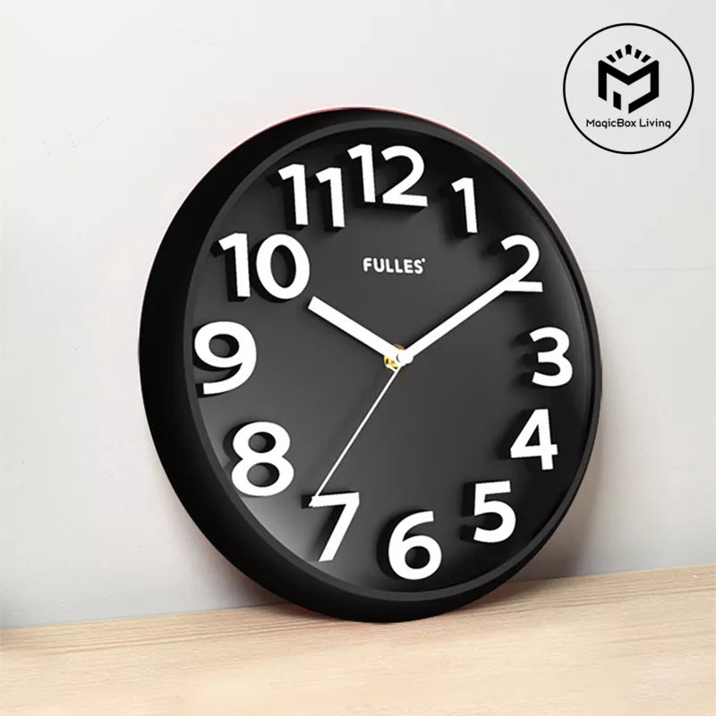 3D Numeric Wall Clock High Quality Super Silent Modern Design For Home Decor Or Wall Art