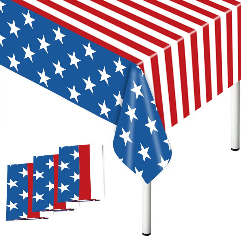 American Flag Tablecloth 54 x 72 As Fourth Of July House Flags