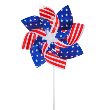 American Flag Hanging Swirls Of Patriotic Outdoor Decor For 4th Of July With Stars As Patriotic Banner