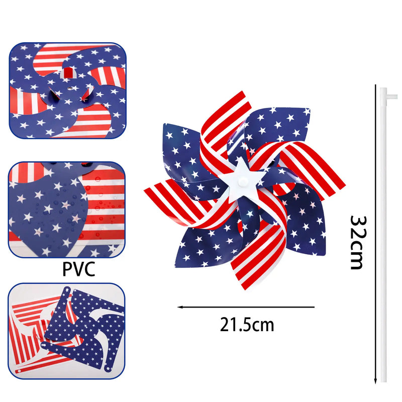 American Flag Hanging Swirls Of Patriotic Outdoor Decor For 4th Of July With Stars As Patriotic Banner