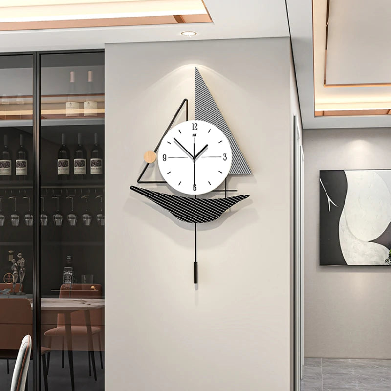 Wall Clock With Creative Modern Decoration For Home