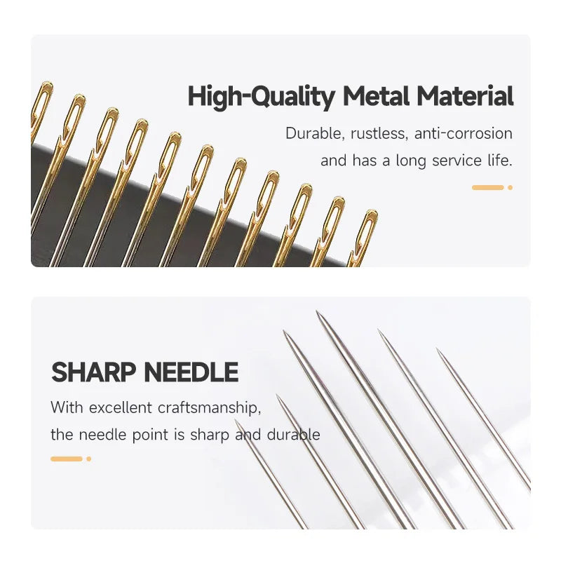 Sewing Needles 12PCS In Multi-size Made Of Stainless Steel For Sewing