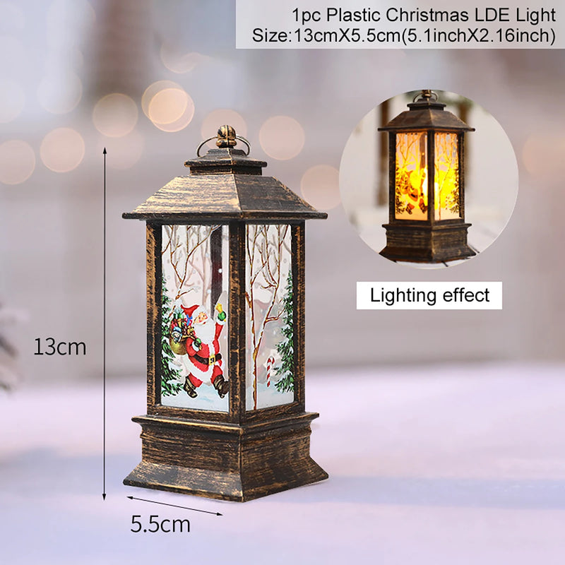 Christmas Lantern Light For Home Xmas And New Year Gifts – A, B, C, D, E