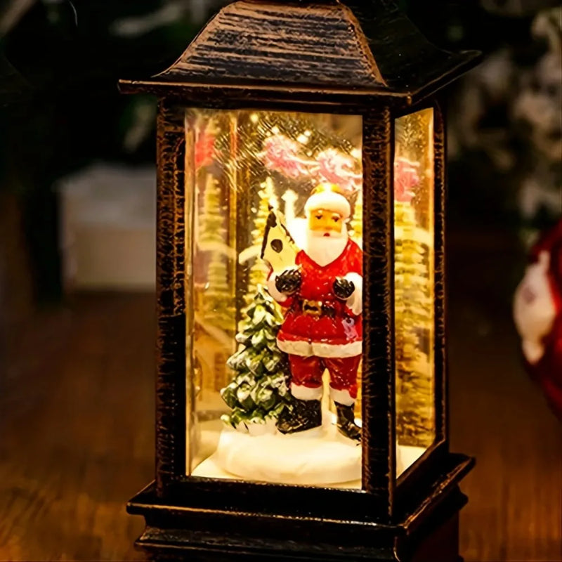 Christmas Little Night Lamp With LED For Indoor Outdoor Home Decoration Or Ideal Gift