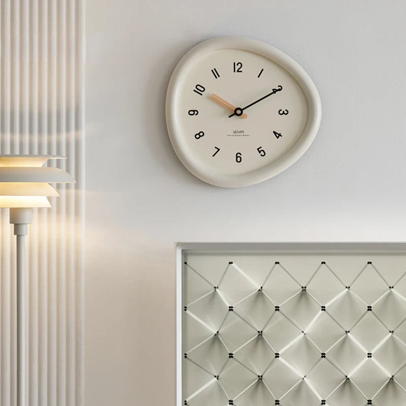 Punch-Free Wall Clock For Living Room As Wall Decorative