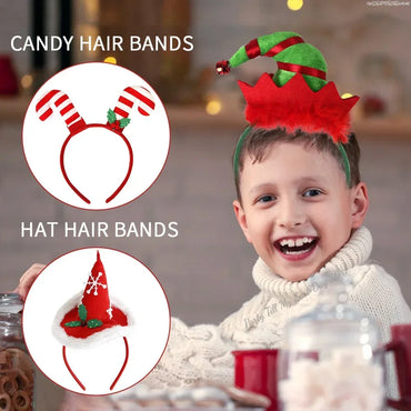 Funny Christmas Hairband With Santa Claus And More For Kids Party Favor Décor Or Gifts