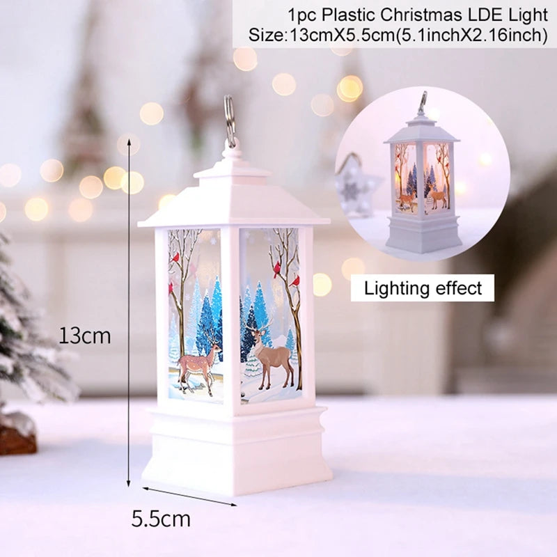 Christmas Lantern Light For Home Xmas And New Year Gifts – A, B, C, D, E