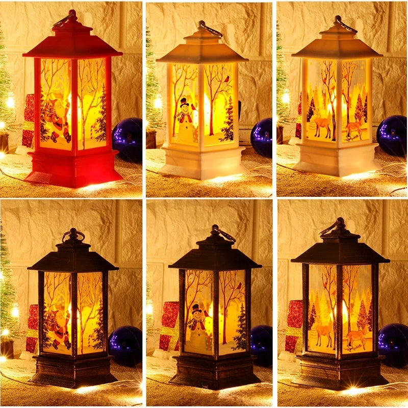 Christmas Lantern Light For Home Xmas And New Year Gifts – A, B, C, D, E