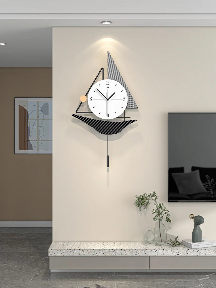 Wall Clock With Creative Modern Decoration For Home