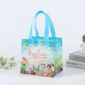 StoBag Easter Laminated Non Woven Tote Bags Easter Egg Hunting Party Reusable Eco-friendly Gift Wrapping Suppliy Wholesale 12pcs