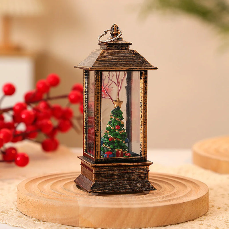 Christmas Little Night Lamp With LED For Indoor Outdoor Home Decoration Or Ideal Gift