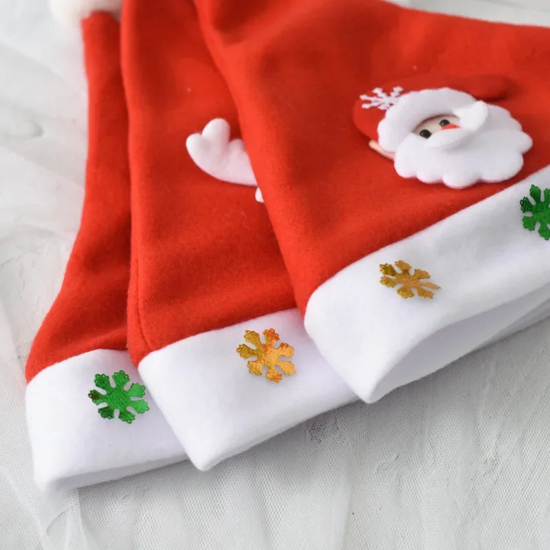 Christmas Hats With Santa Claus Snowman Elk For Home Decoration New Year Party Or Gift