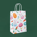 StoBag Easter Party Gifts Packaging Protable Bags Storage Biscuit Candy Toy Dessert  Snacks Decoration Supplies Wholesale 24pcs