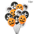 9pcs Halloween Hanging Pumpkin Party Pendant Decors