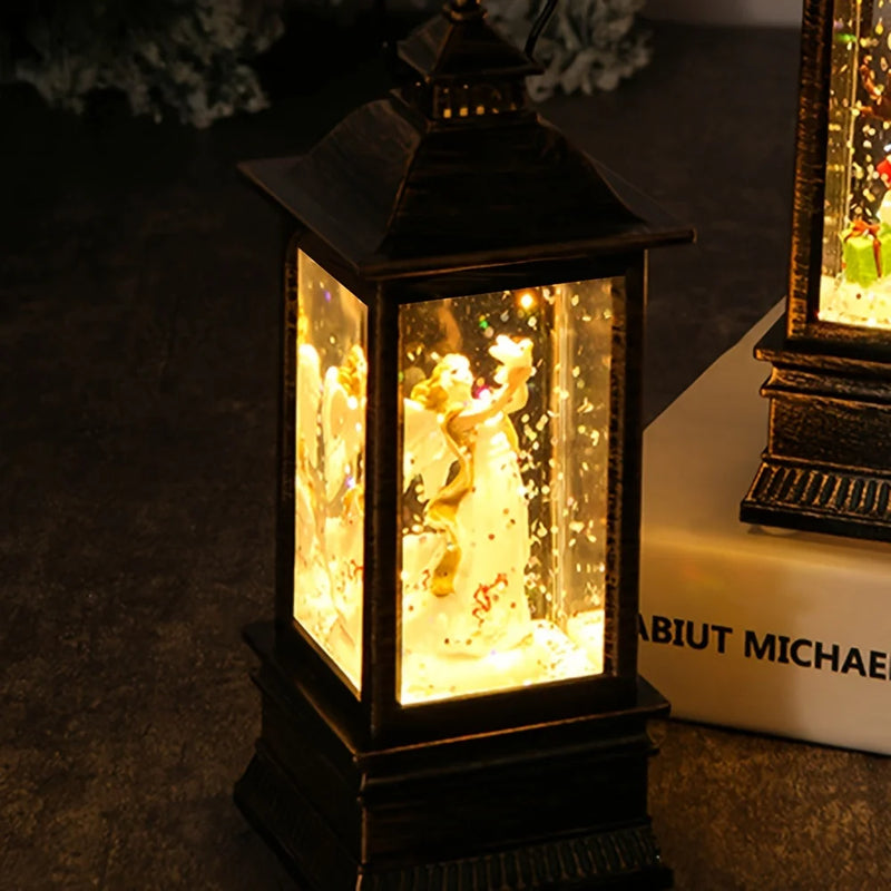 Christmas Little Night Lamp With LED For Indoor Outdoor Home Decoration Or Ideal Gift