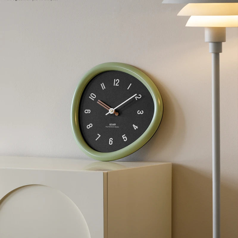 Punch-Free Wall Clock For Living Room As Wall Decorative