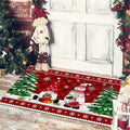 Christmas Floor Mat Anti Slip For Entrance Bedroom Bath For Home Decoration New Year Gift