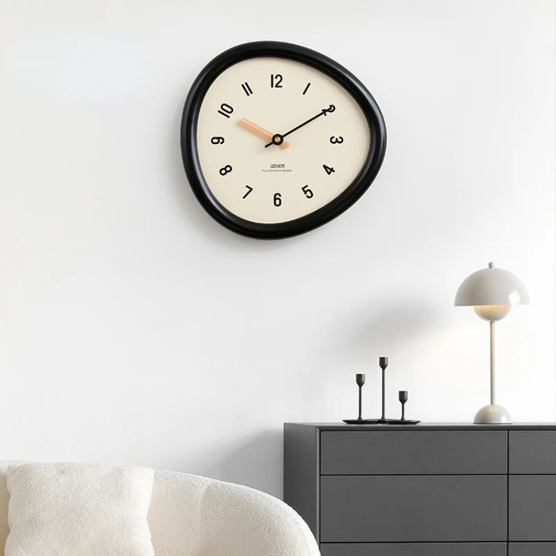 Punch-Free Wall Clock For Living Room As Wall Decorative