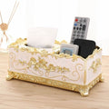 Acrylic Tissue Box European Multi function Home Container Desktop Storage Office KTV Hotel Case Holder Paper Rack