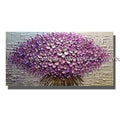 Handmade 3D Flower Abstract Art With Oil Painting For Modern Home Decor For