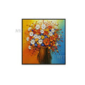 Unframed Handmade Modern Abstract Oil Painting Reproduction Knife Flowers For Home Decoration