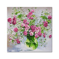 Unframed Handmade Modern Abstract Oil Painting Reproduction Knife Flowers For Home Decoration